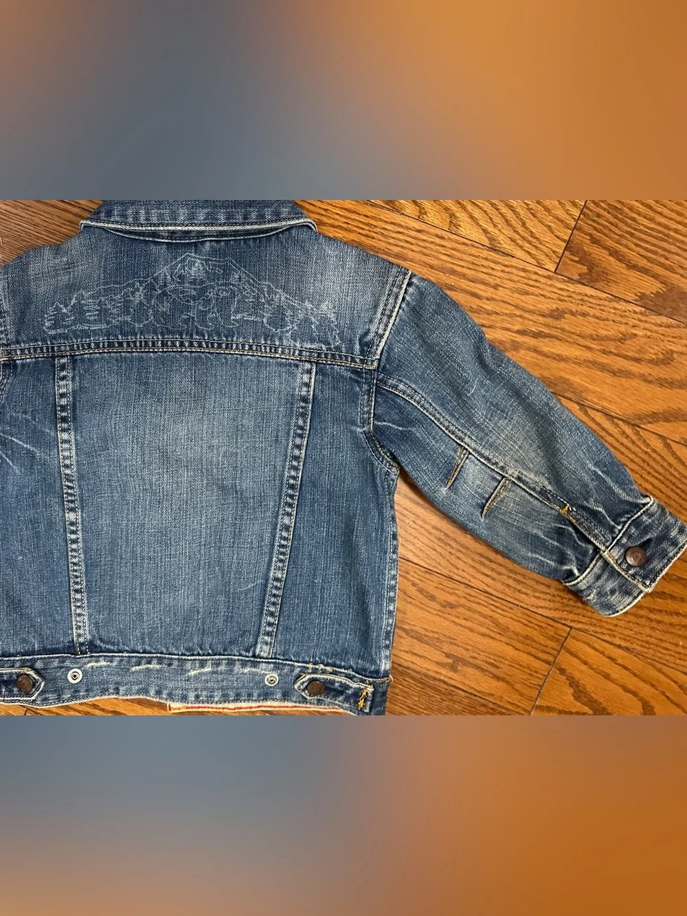 GAP Kids Blue Denim Jacket with Patch